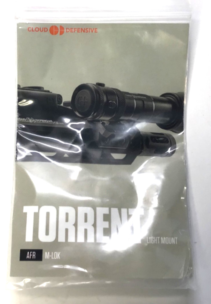 CLOUD DEFENSIVE - TORRENT LIGHT MOUNT AFR M-LOK BLACK FLASHLIGHT MOUNT