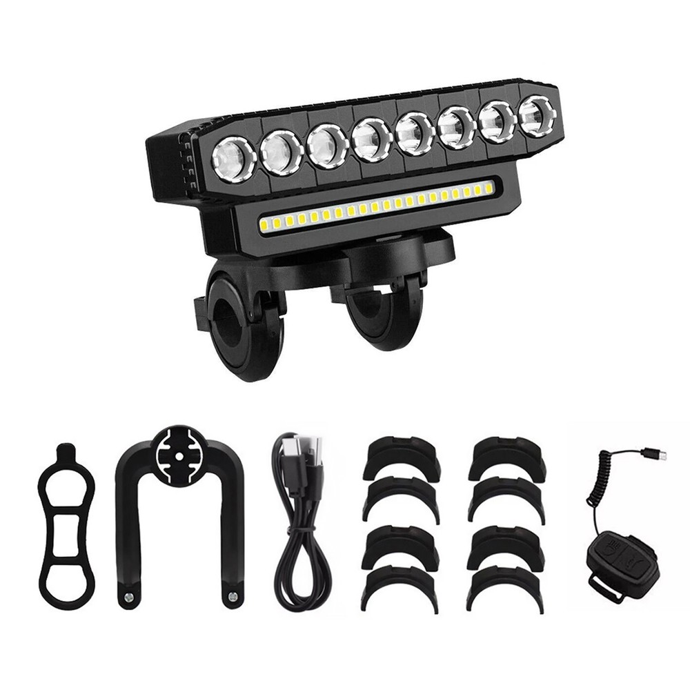 Bicycle Front Headlight Super Bright LED Bike Light Support Power Bank Function
