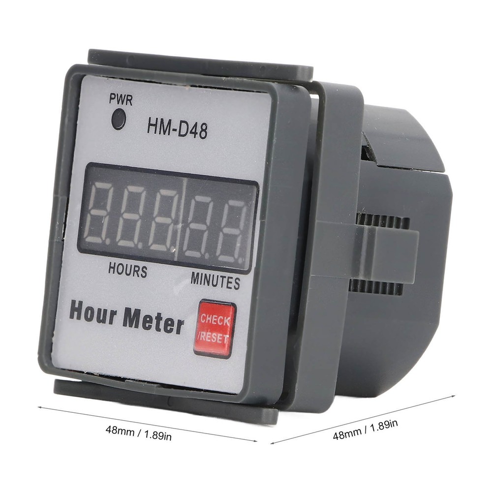 Digital Hour Meter Wide Timing Range Easy Operate For Industrial Use Premium