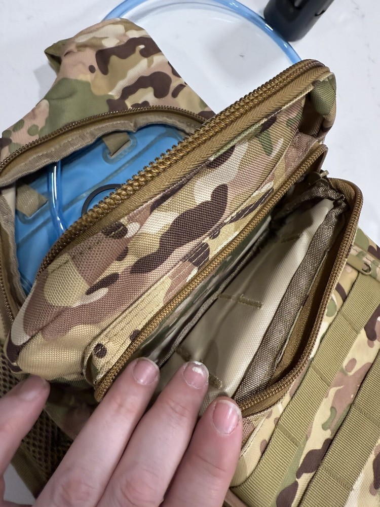 NOOLA Hydration Backpack with 3L TPU Water Bladder, Tactical Molle Water Back