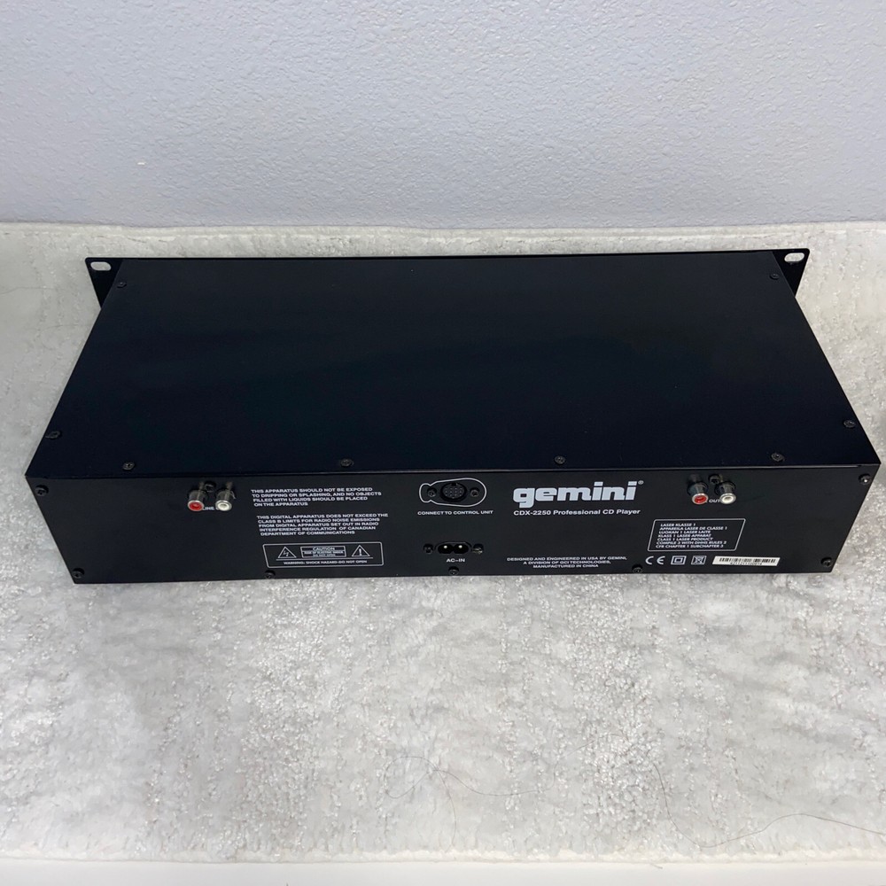 Gemini CDX-2250 Professional CD/MP3-Player