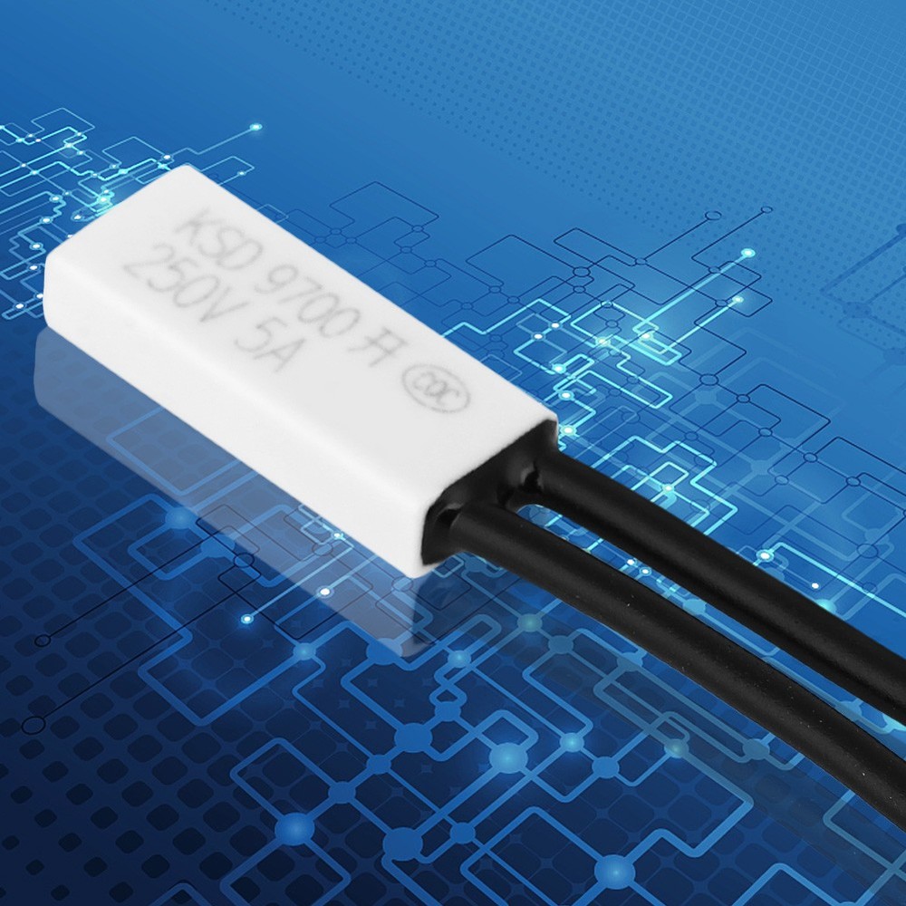 95℃ 10x KSD9700 Normally Open Temperature Control Switch Thermal Protector Plast