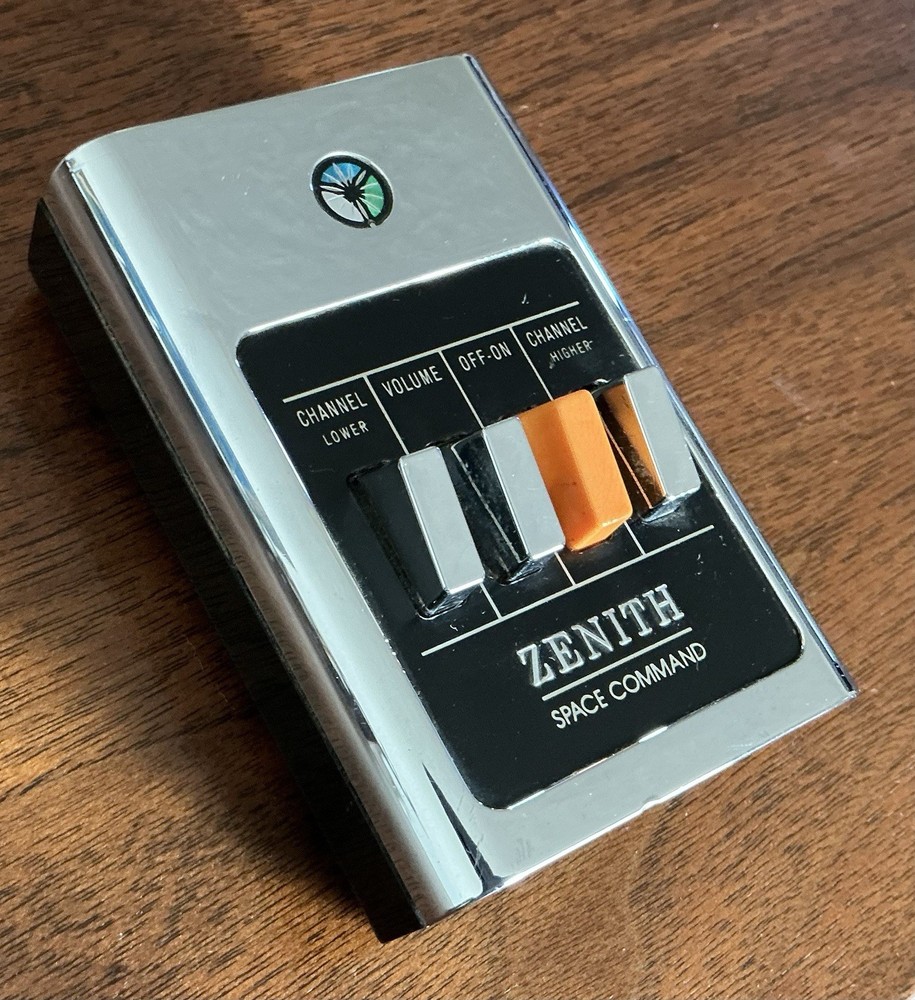 Zenith Space Command TV Remote 4 Push Button "Clicker" Vintage