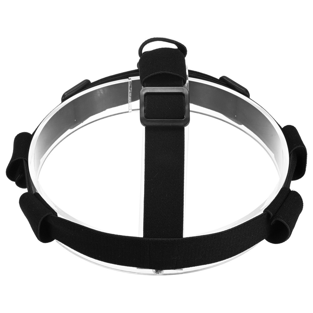 1-Pack Head Lamp Replacement Strap, 20.9" Elastic Multi Headlight Strip, Black