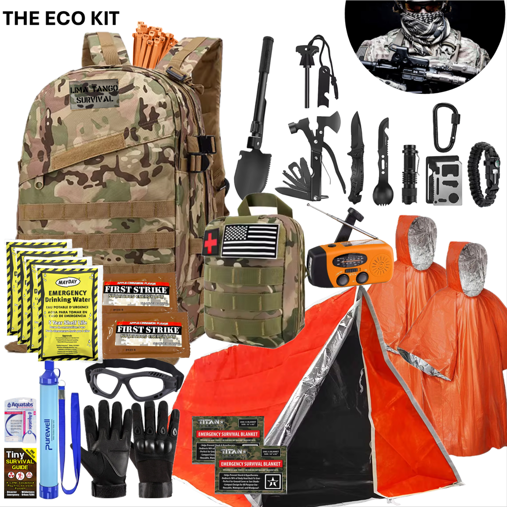 Emergency / Survival Kit / Bug Out Bag / Tactical Backpack / First Aid Kit