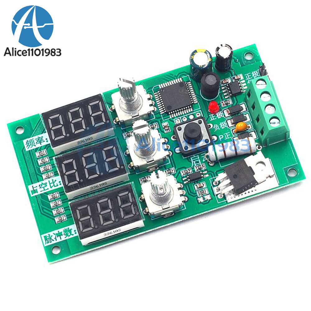 Adjustable PWM Pulse Frequency Duty Cycle Number PWM Dimming Speed Control Board