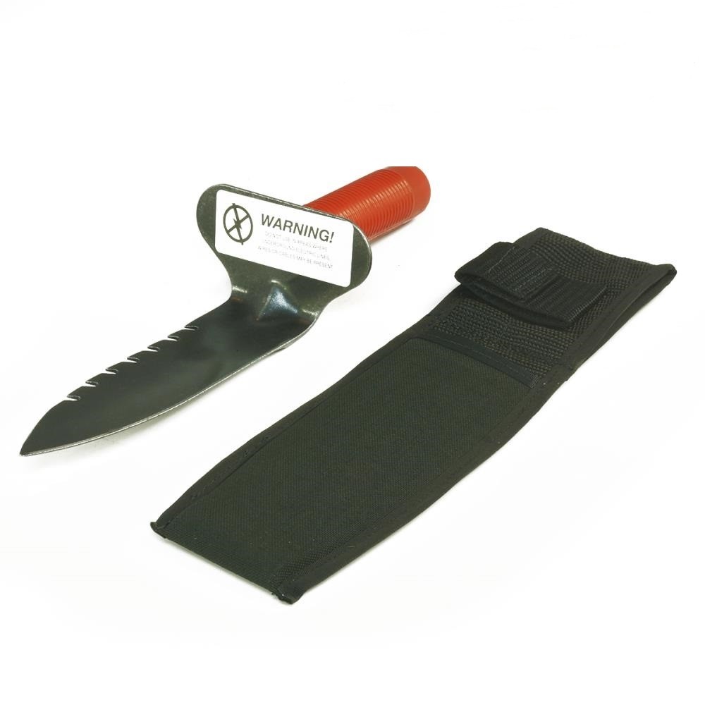 Lesche Digging Tool & Sod Cutter Right Side Serrated Blade with Free Sheath