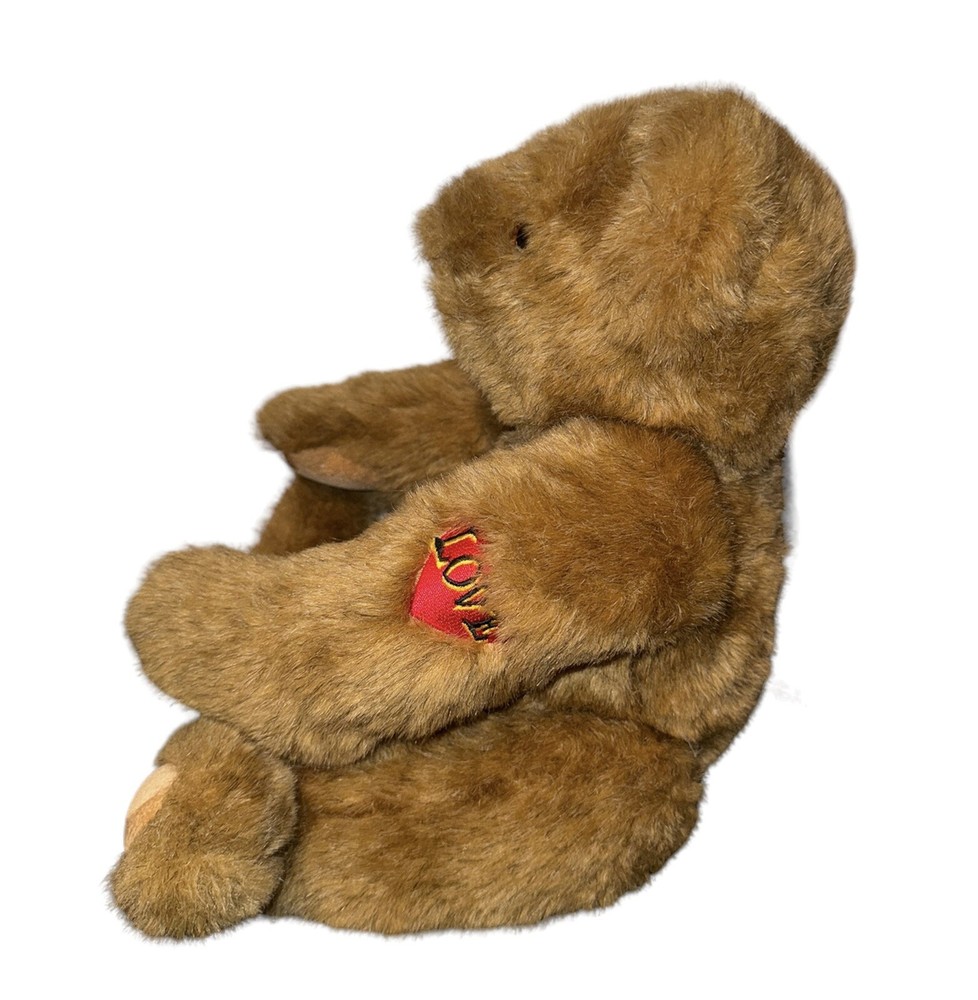 Vintage Vermont Teddy Bear Love Heart Patch Plush