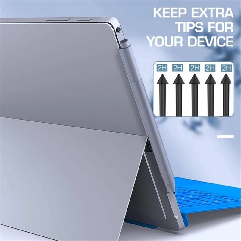 5Pcs High Sensitivity Stylus Pen Replacement Tips Nib for Surface Pro 7/6/5/4