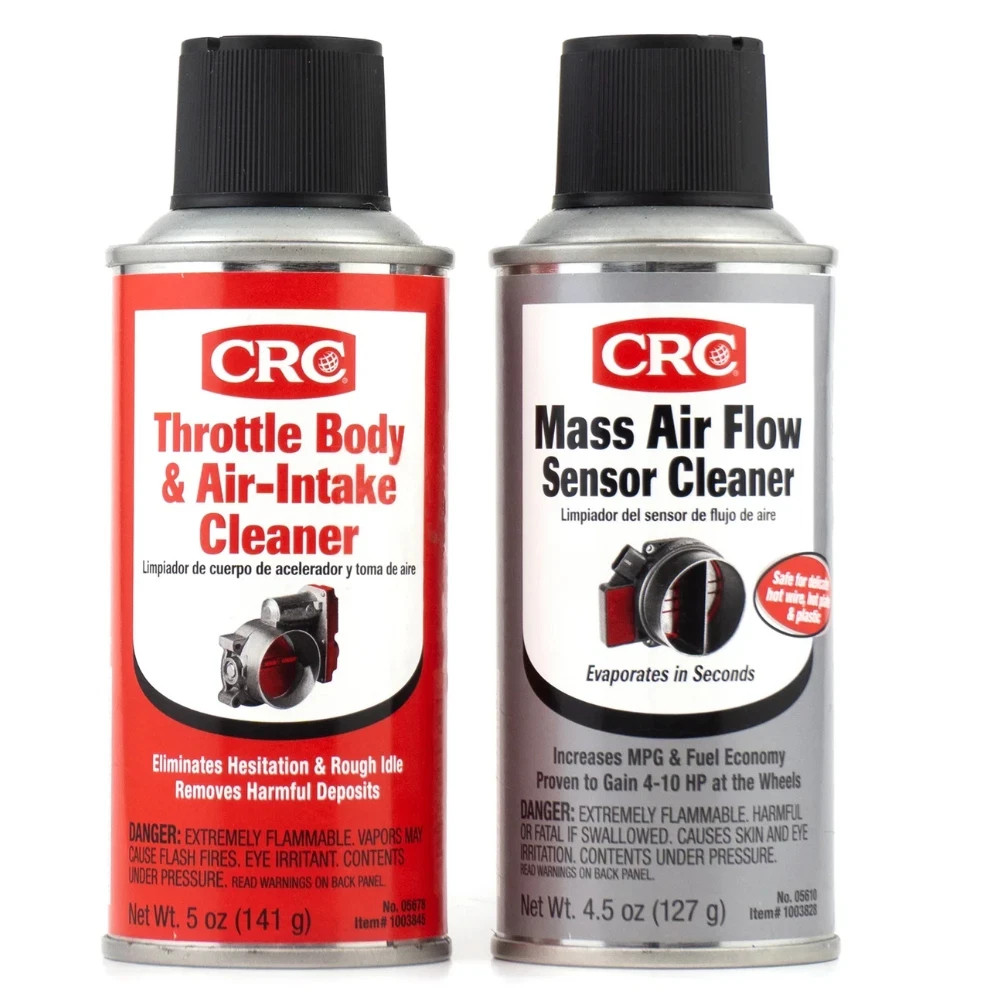 CRC Mass Air Flow & Throttle Body Single-Use Cleaner Twin Pack Kit
