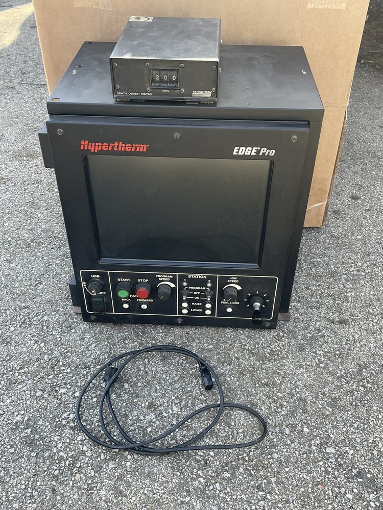Hypertherm Edge Pro Shape Cutting System CNC 090046 & Remote Current Controls