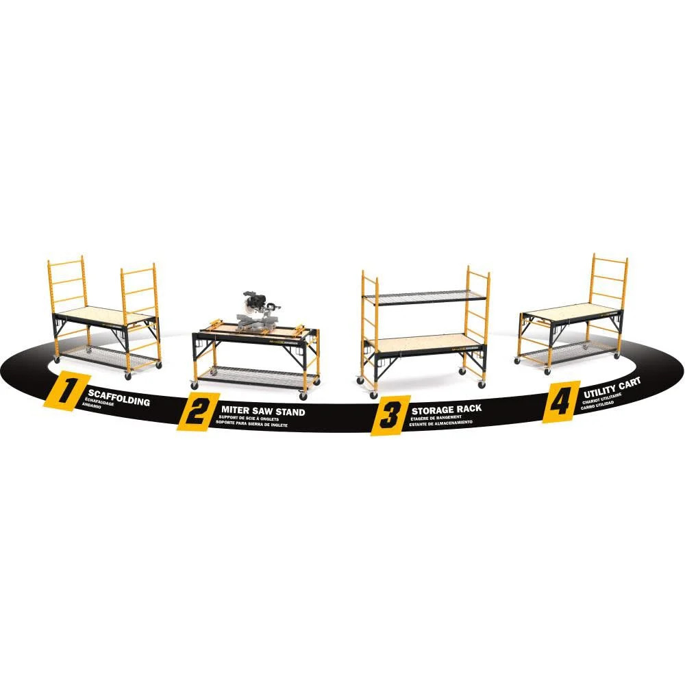 Metaltech Scaffoldbench 6Ft Baker System 4-In-1