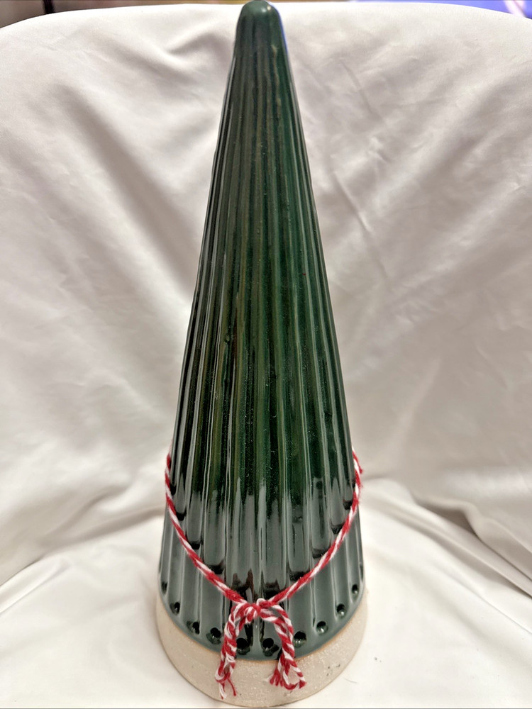 Lighted Ceramic Tabletop countertop shelf Christmas holiday Tree home décor