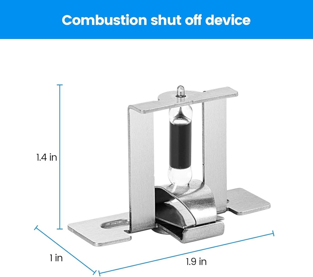 Combustion Shutoff Device Assembly Replacement Kit for Water Heater FVIR, Compat
