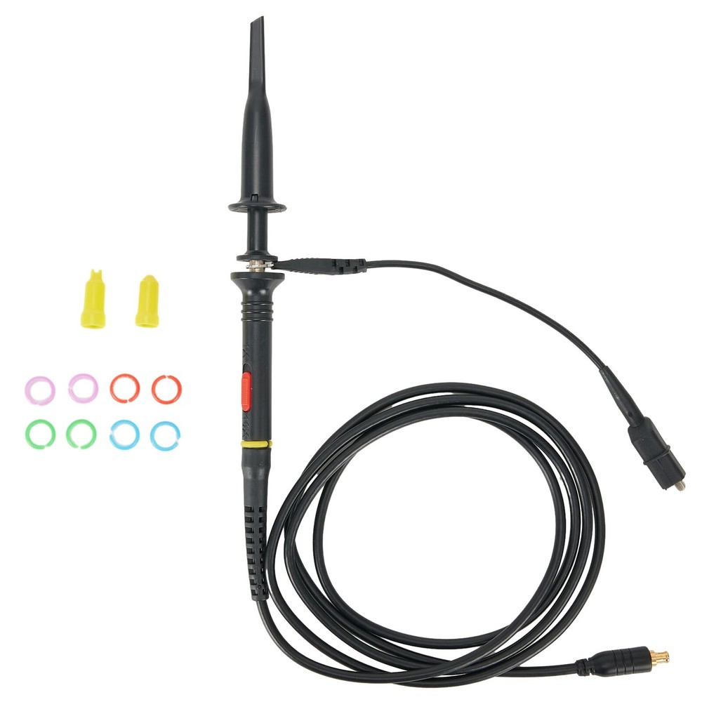 Compact MCX Oscilloscope Probe Kit 1X Clip for Accurate Readings