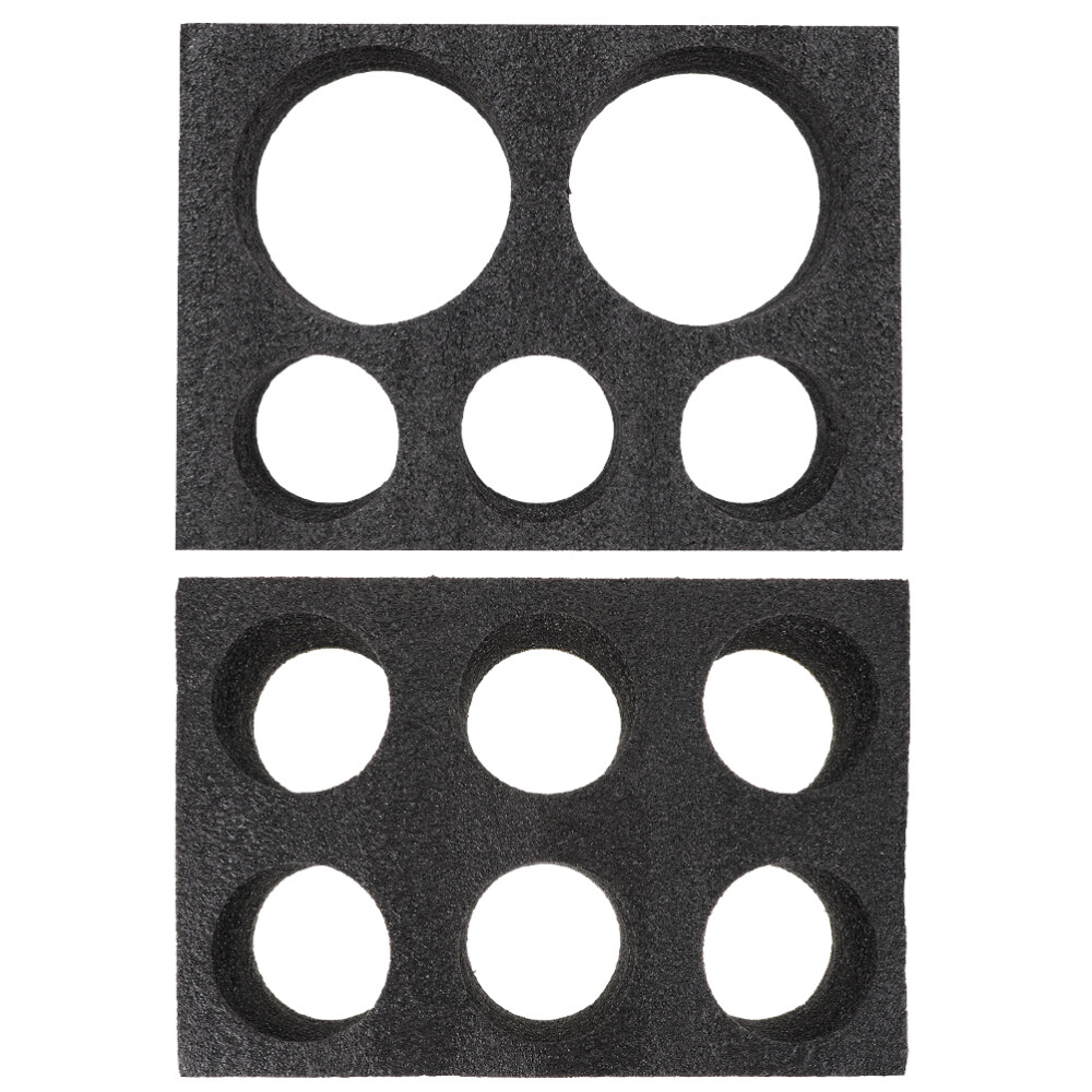 2PCS Cup Holder Compostable Cup Holder Takeout Packaging Cup Holders Black