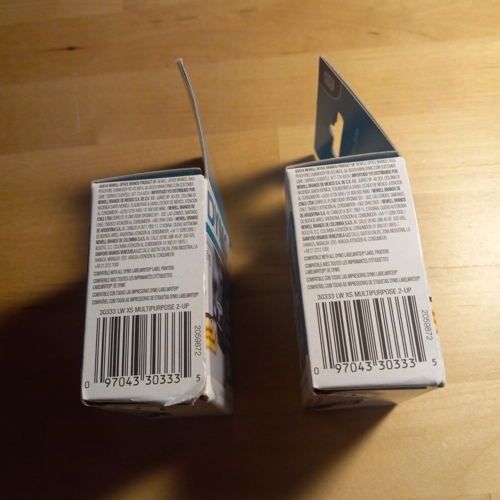 DYMO 30333 printer label (2 box)