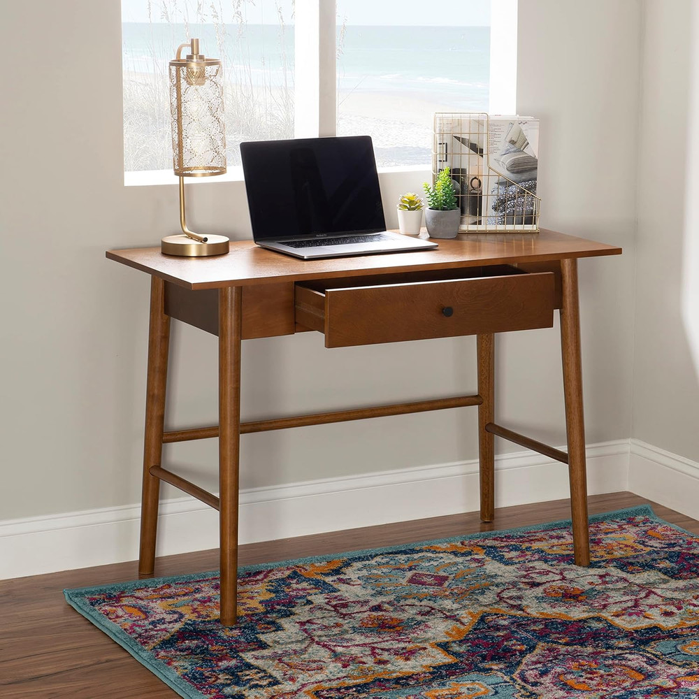 Melissa Mid Century Walnut Desk by