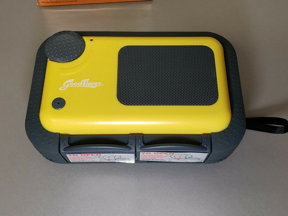 Good Times Water Proof Speaker Case GTPSE-WSC100 works w/IPhone & MP3 Android