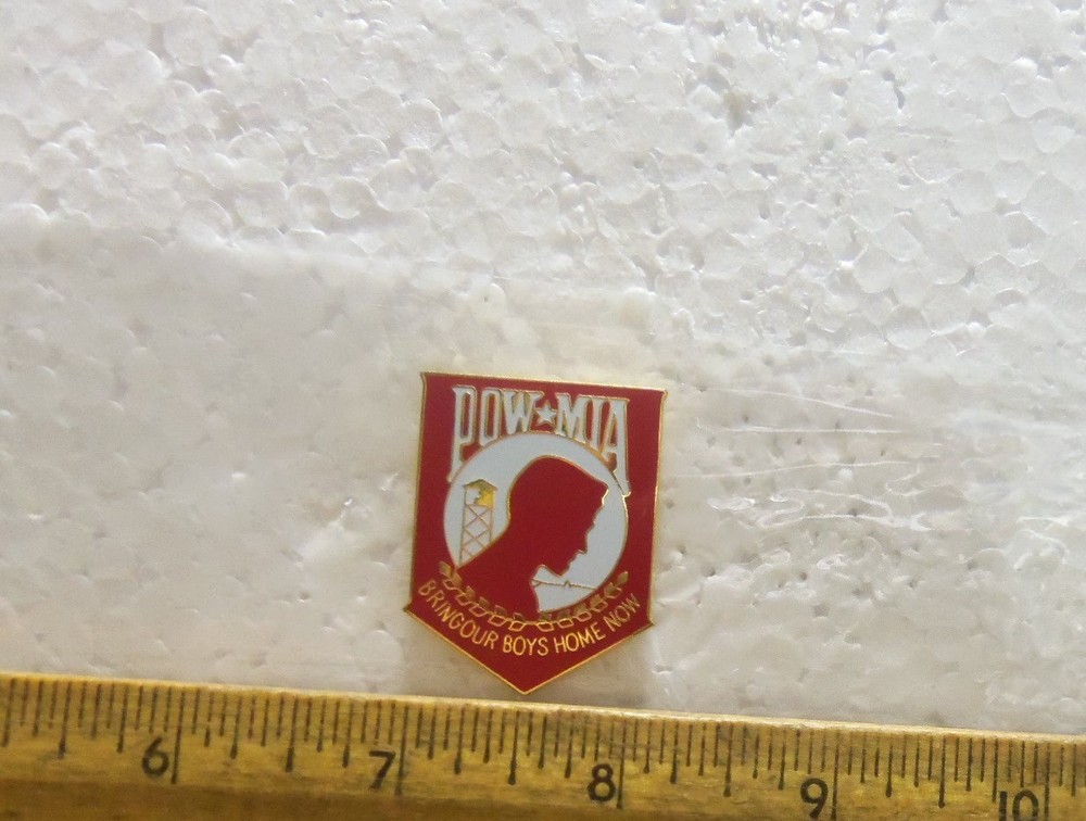 Large POW*MIA Pin