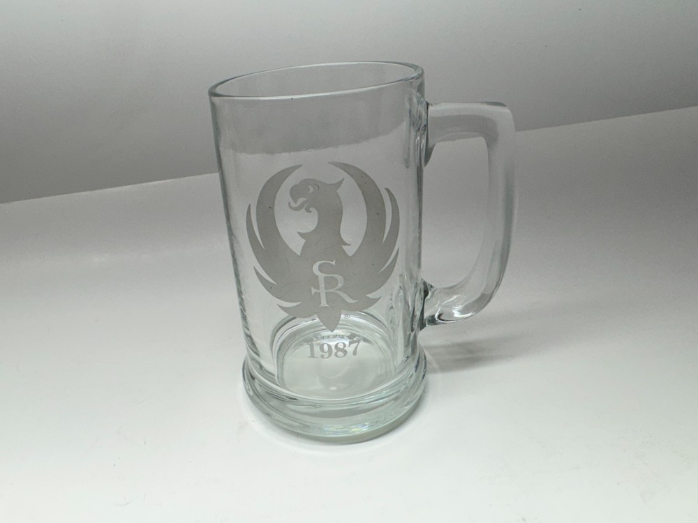 Sturm Ruger Firearms Memorabilia 1987 Glass Mug