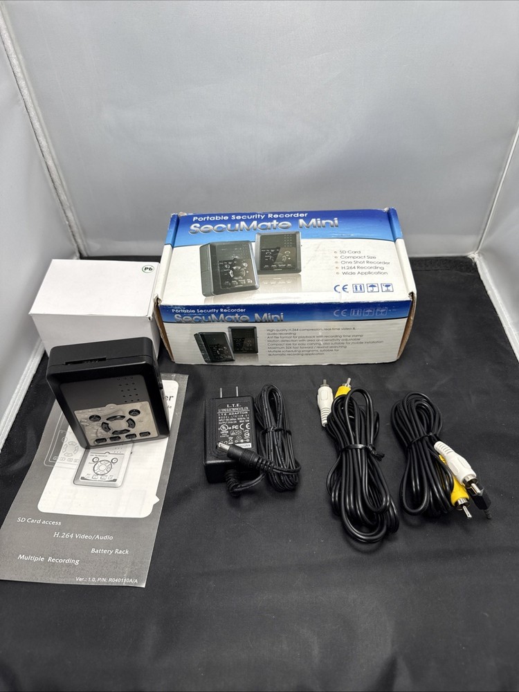 Secumate Mini Portable Security Recorder Tested and Working Open Box