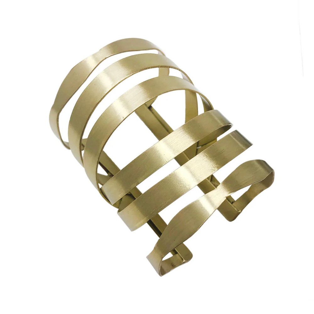 Ornate Arching Cuff - Gold