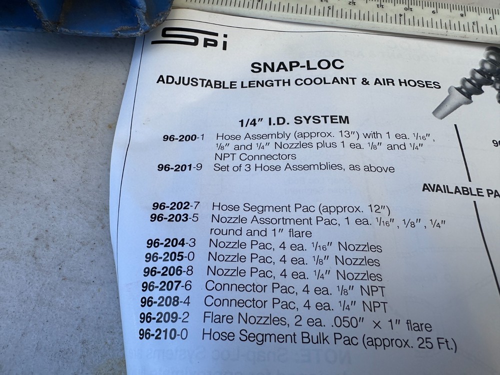 SPI Snap-Loc Connector Pack & Nozzle Pack