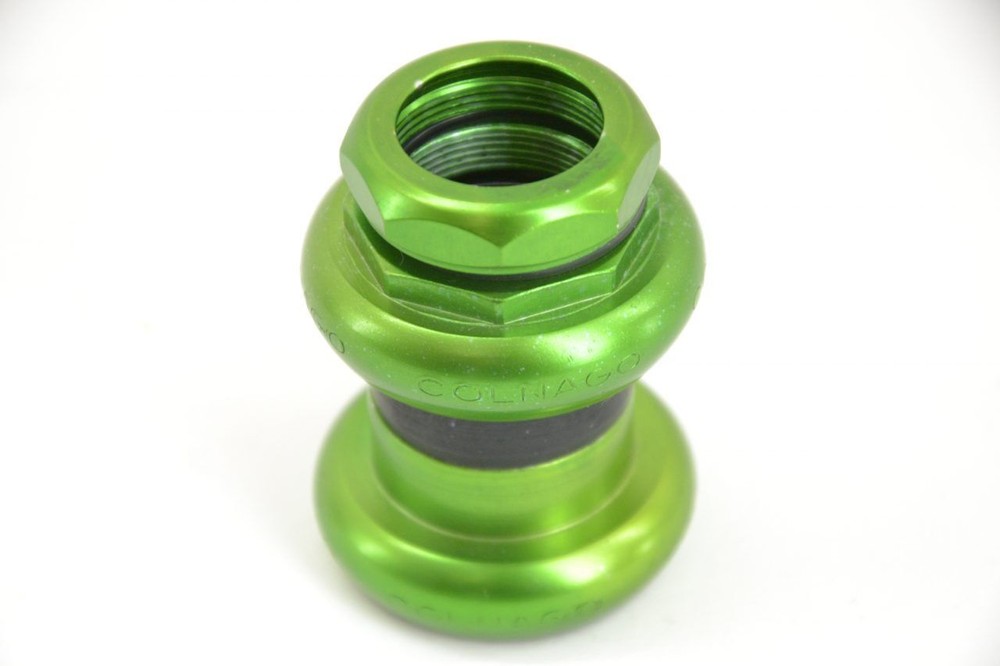 Ft Bologna Colnago branded Green Anadized 1" Threaded Headset