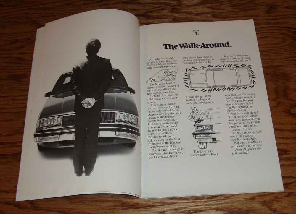 Original 1985 Buick Electra Sales Brochure 85