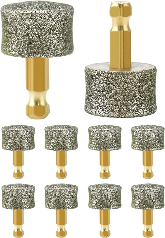 Dog Nail Grinder Replacement Head, 4 or 10 Pack Pet Diamond Tip