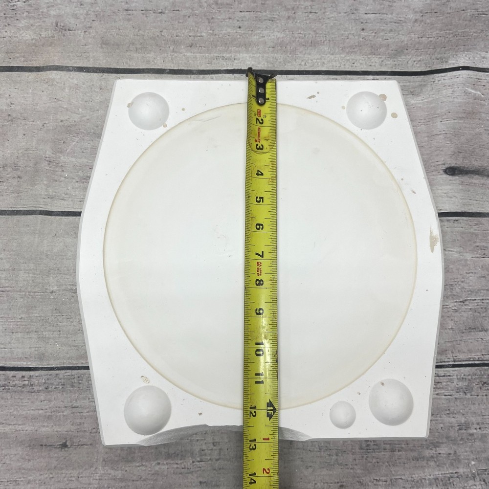 White Horse Mold Ceramic Casting Mold Simple Plate #1663