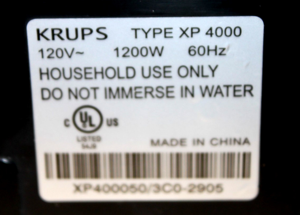 Krups XP 4000 Espresso Cappuccino Coffee Making Machine