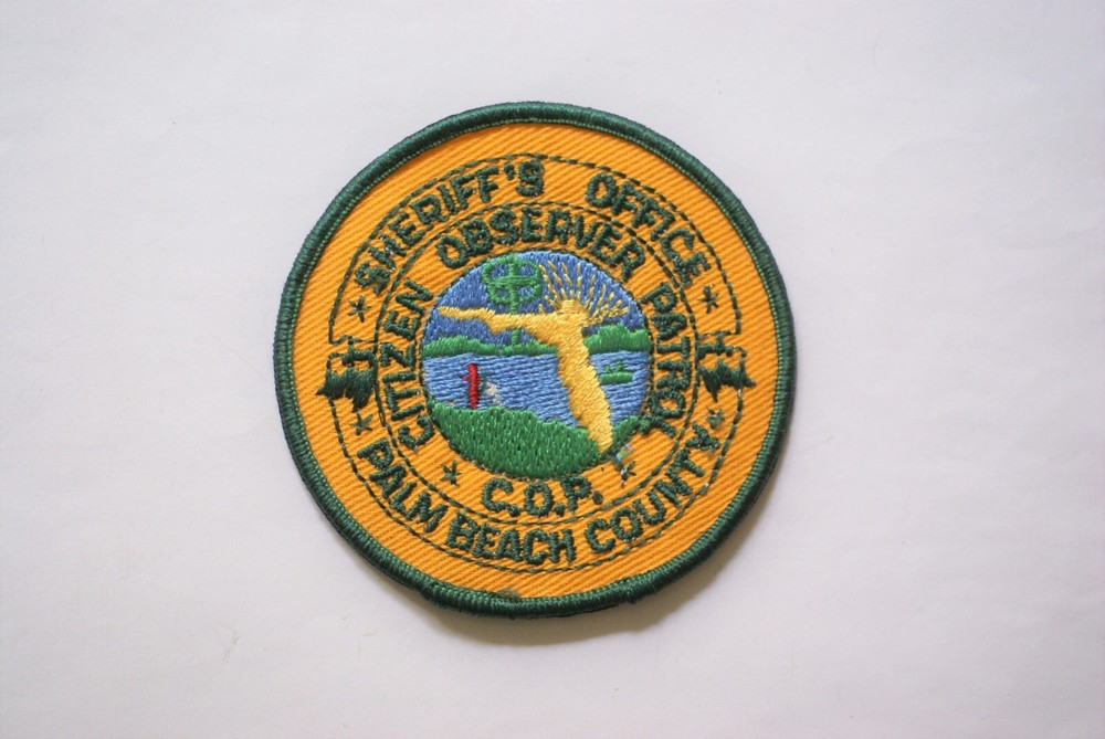 Palm Beach County Sheriff Citizen Observer Patrol patch, Florida