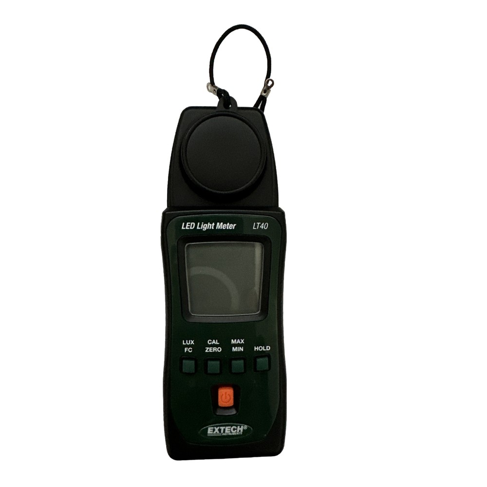 Extech LT40 LED Light Meter With Carrying Case High Accuracy Device