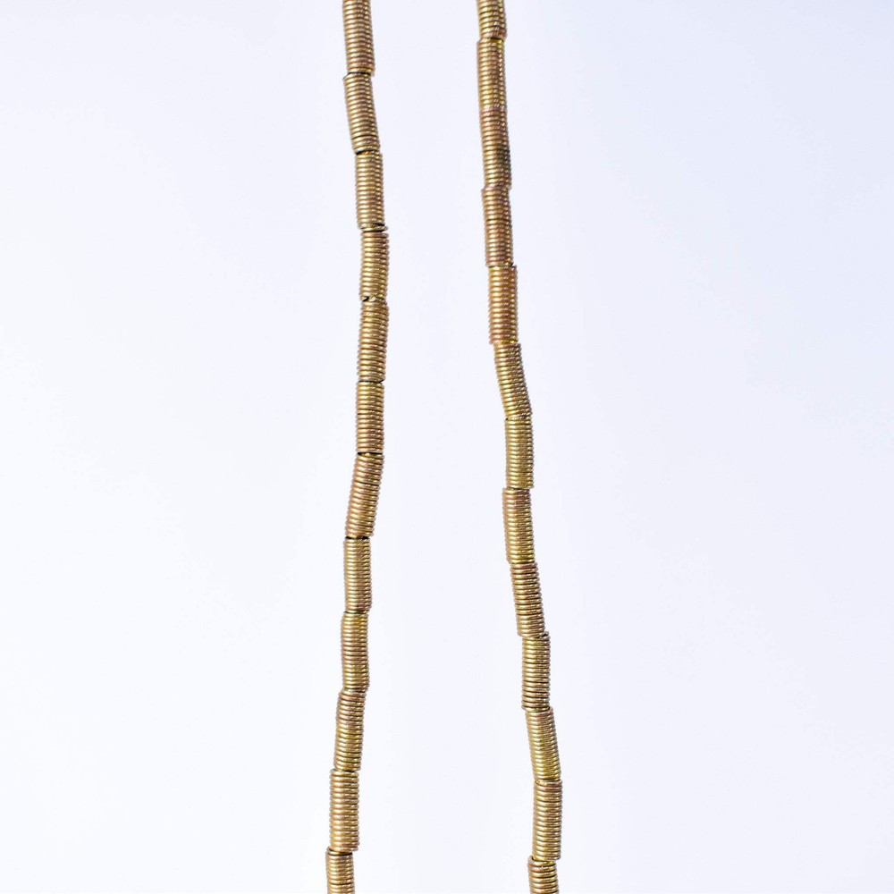 Brass Color Coil Beads Ethiopia