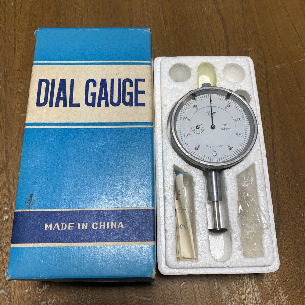 Dial Indicator Gage Reading 0.001,  0-0.5