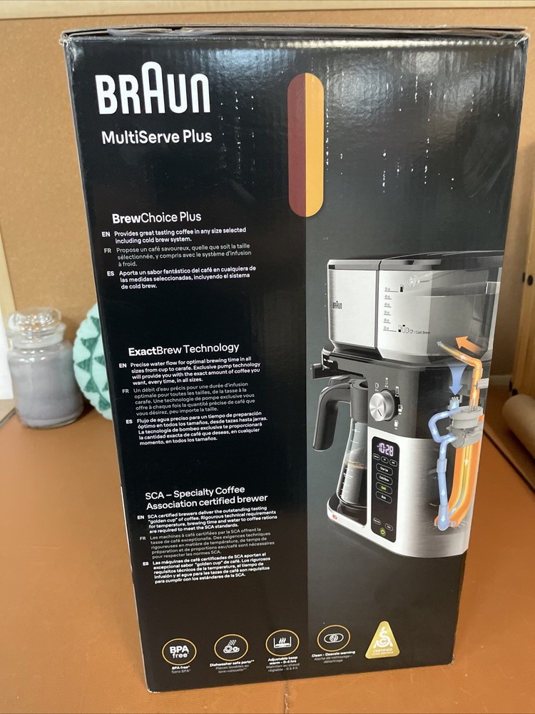 Braun MultiServe Plus Coffee, both Hot & Cold KF9250BK