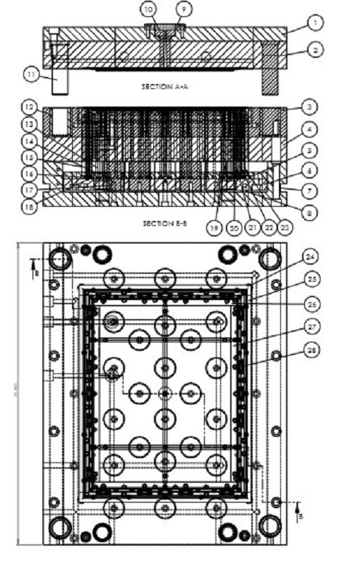 Plastic injection mold design and manufacturing and molding service