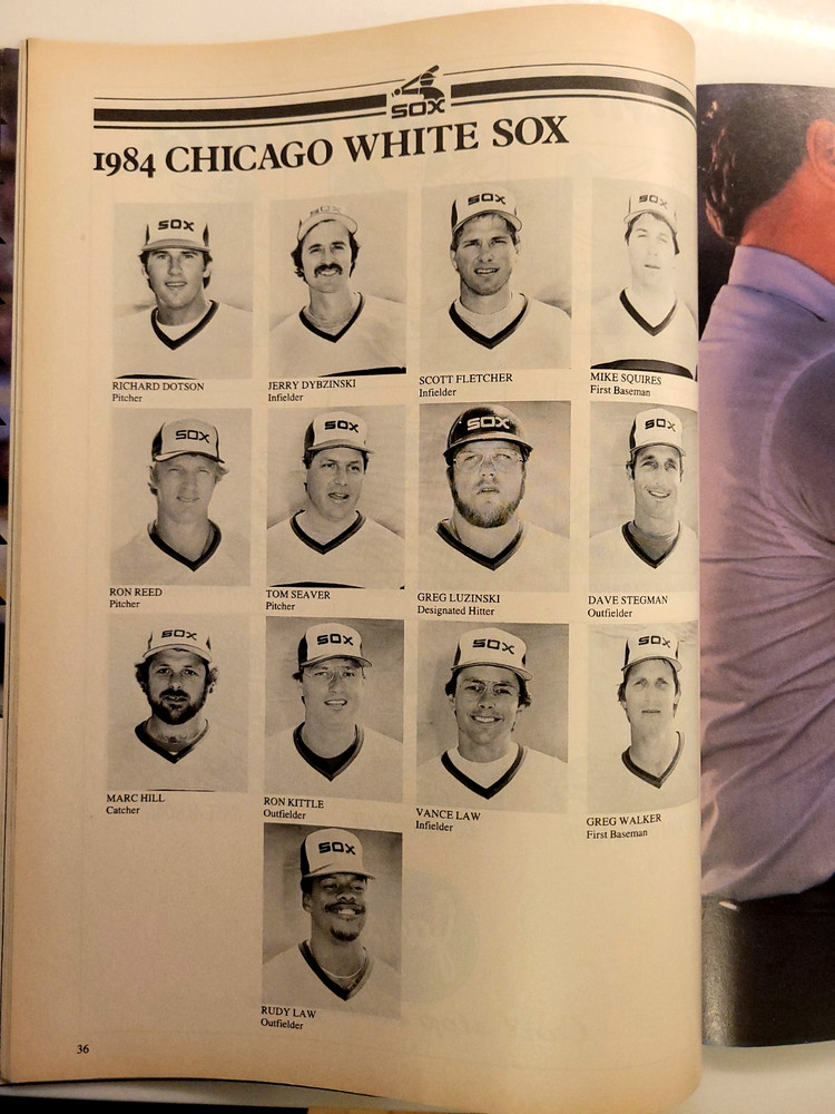 4/7/84 JACK MORRIS NO-HITTER PROGRAM at Chicago White Sox SCORED