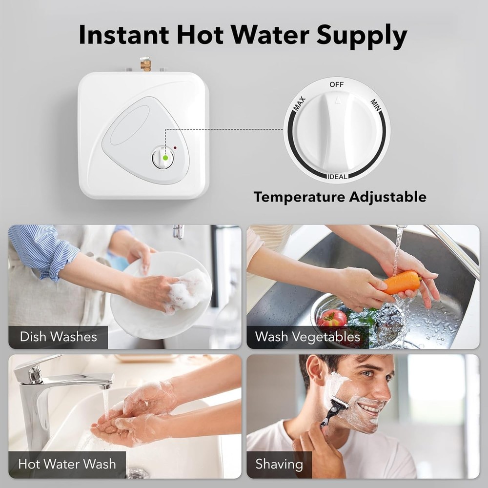 Electric Under Sink Point of Use Mini-Tank Water Heater 2.7G 1440W 120V *6685D1K