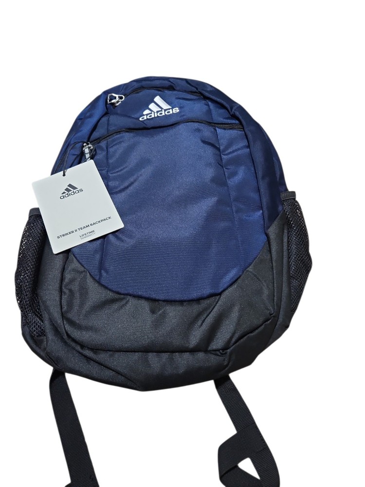 adidas Striker 2 Backpack, Team Navy One Size, Blue/Black/White