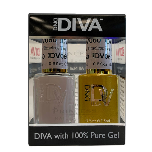 DND DUO DIVA GEL & LACQUER #60 - Timeless Tea
