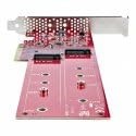 StarTech Dual M.2 PCIe SSD Adapter Card DUALM2PCIECARDB
