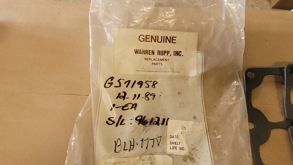 Warren Rupp 476-036-360 Diaphragm Pump Kit