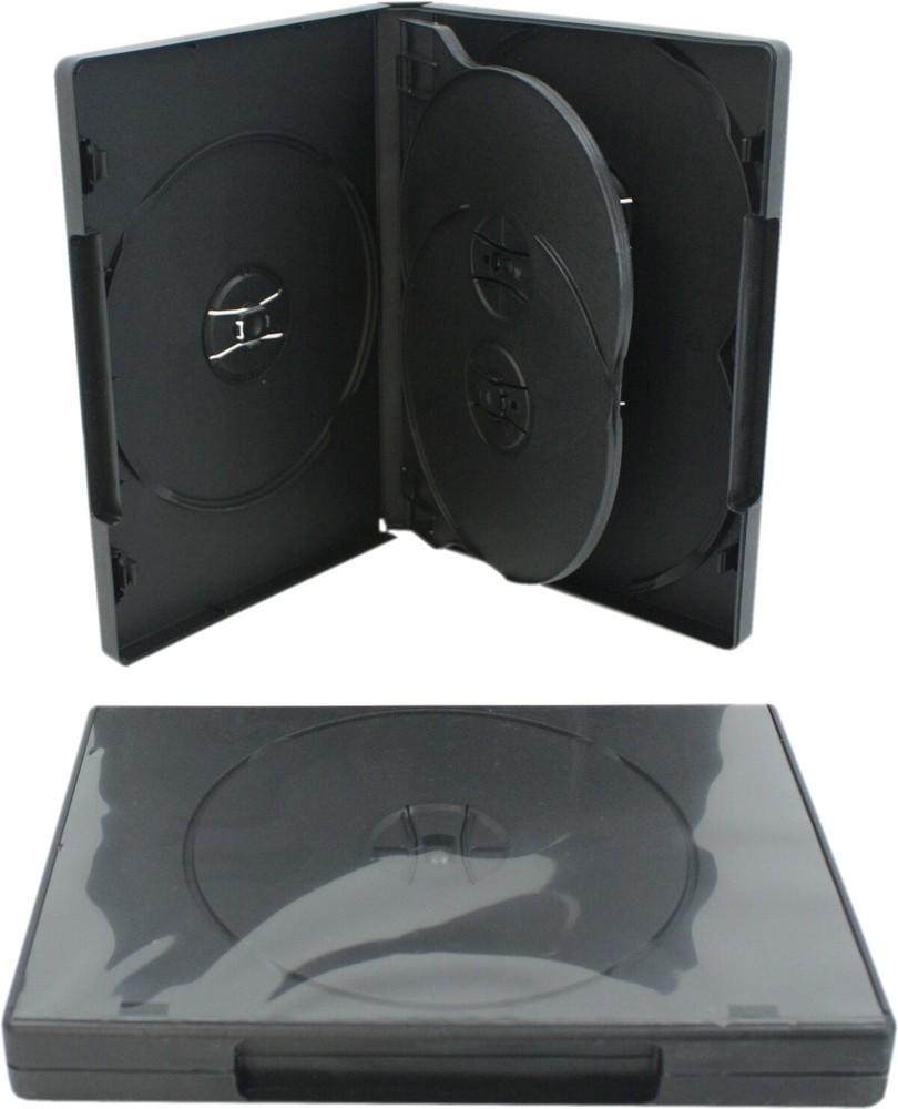 (30) 5-DVD Boxes Five Multi Set Replacement 22mm .87" Thick Chubby Disc DV5R22BK