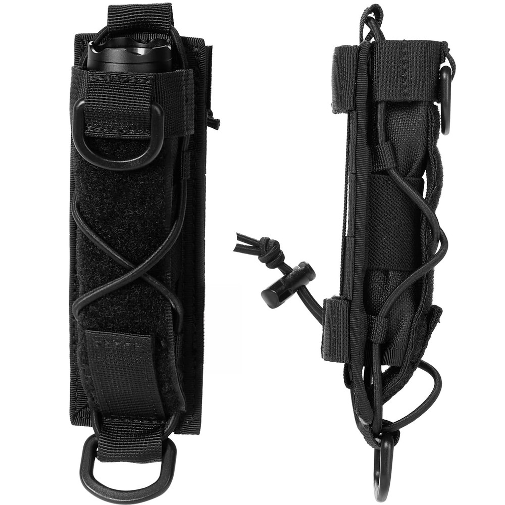 Flashlight Holster Molle Holder for Belt Tactical Pouch Torch Linear Hand Tool