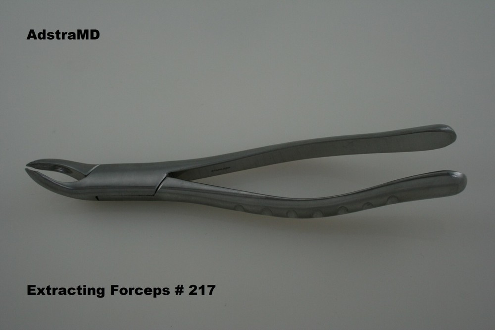 2 Pcs Tooth Extraction Forceps # 217 Dental Instruments
