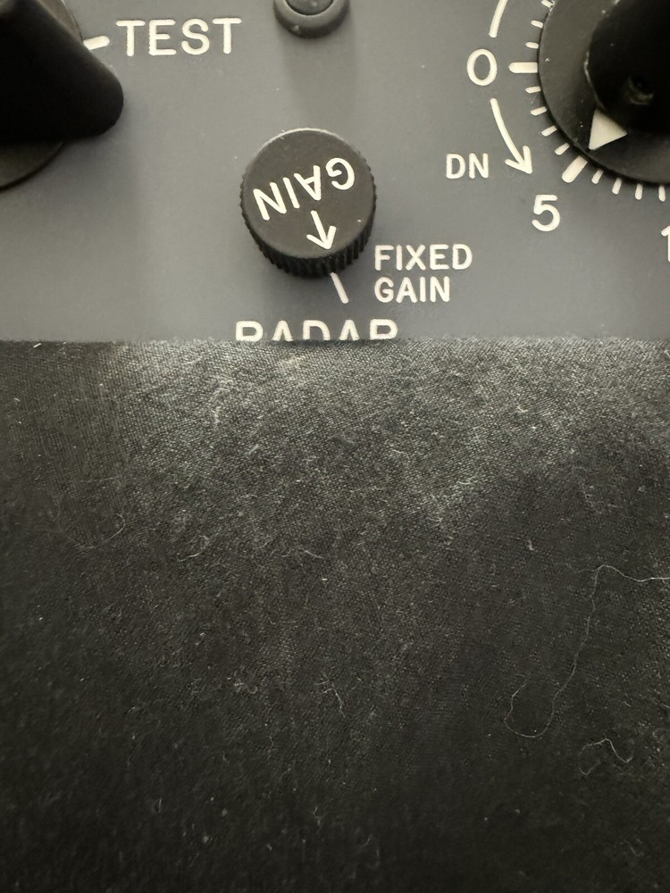 Radar Control Panel; G-2228; 21; REPAIRED