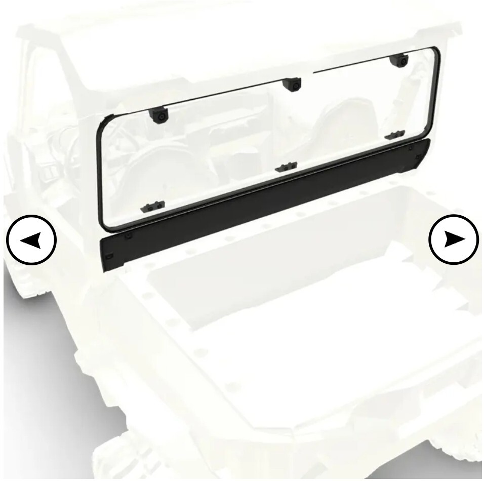 Polaris General Lock & Ride Poly Rear Panel  2881112